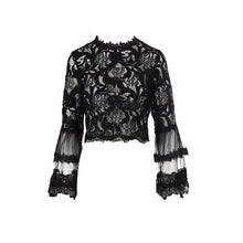 Montrose Black Vienna Lace Top