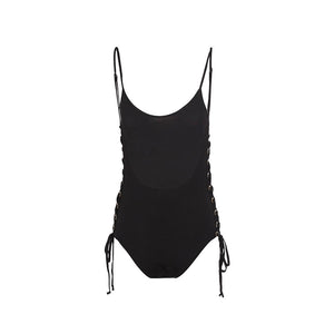 Montrose Black Side Lace up Bodysuit