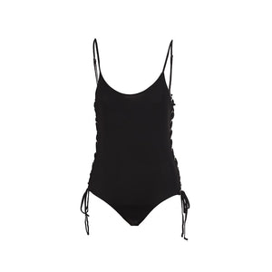 Montrose Black Side Lace up Bodysuit