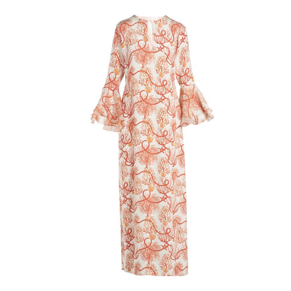Long Dress With Train & Ruffled