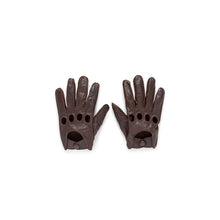 Leather Biker Gloves