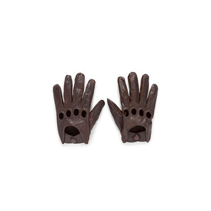 Leather Biker Gloves