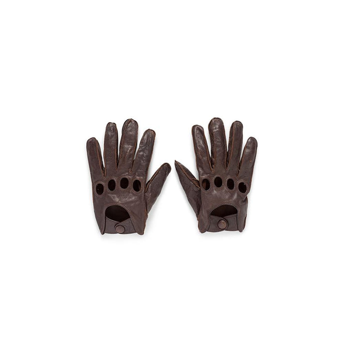 Leather Biker Gloves