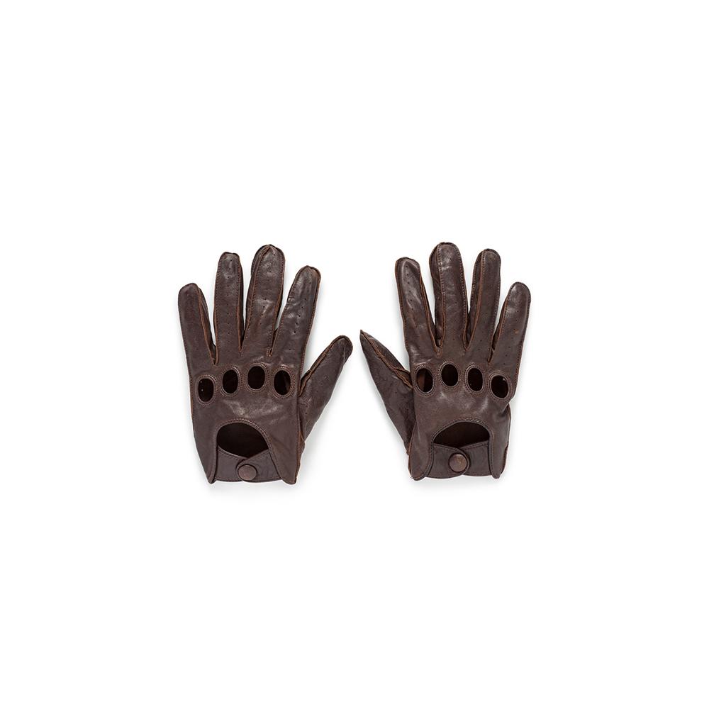 Leather Biker Gloves