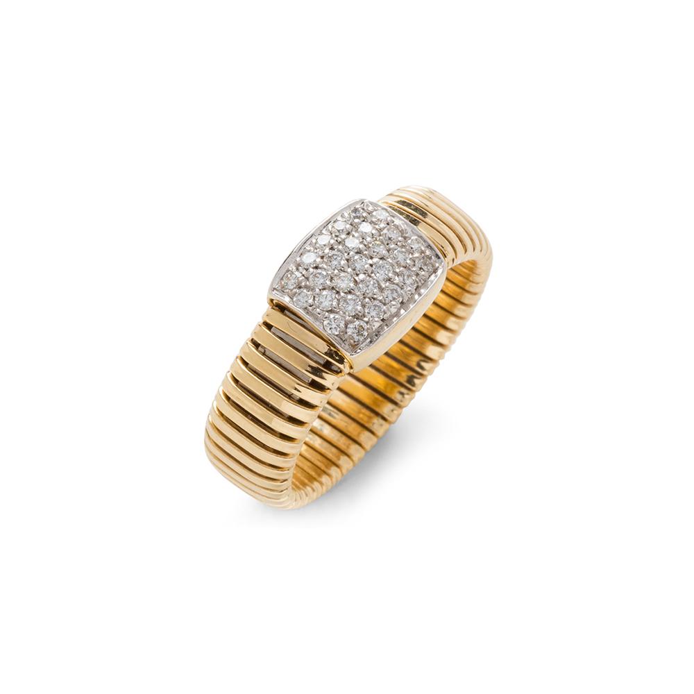 18K Yellow Gold Diamond Ring
