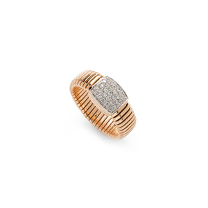 18K Rose Gold Diamond Ring