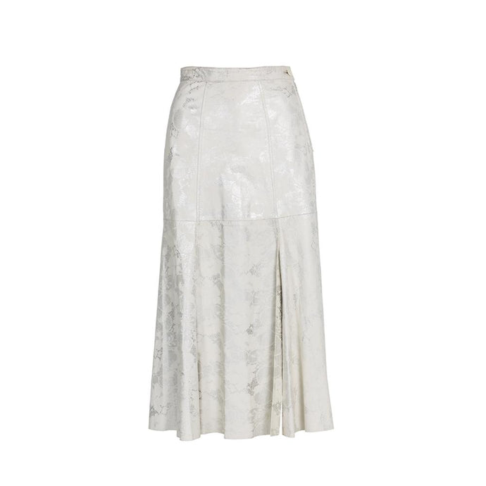 Leather Vintage Textured Skirt