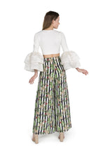 Ruffle Sleeve Crop Top