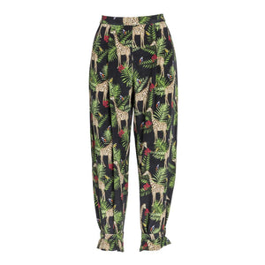 Trousers With Strapping Ankle Detail