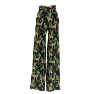High Waisted Straight Trousers