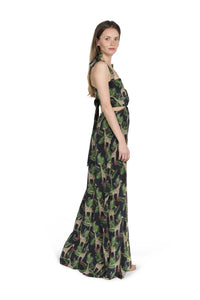 Crop Top Maxi Dress