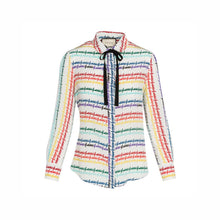 Long Sleeve Ribbon Shirt