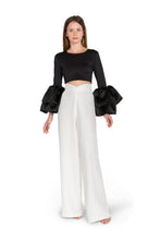 High Waisted Straight Trousers
