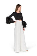 High Waisted Straight Trousers