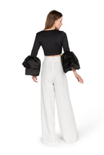 High Waisted Straight Trousers