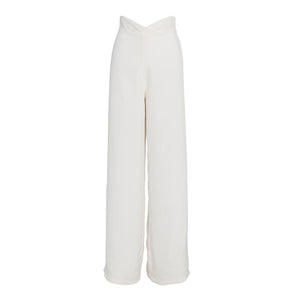 High Waisted Straight Trousers