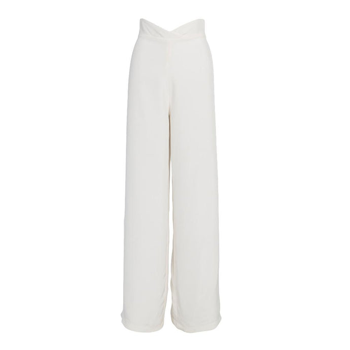 High Waisted Straight Trousers