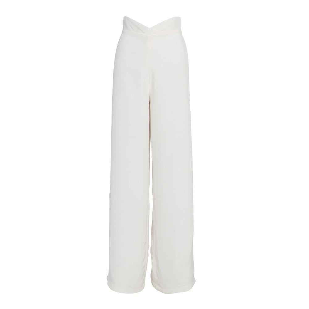 High Waisted Straight Trousers