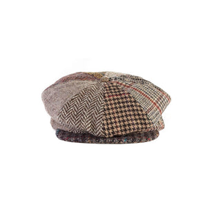 Checkered Baker Boy Hat