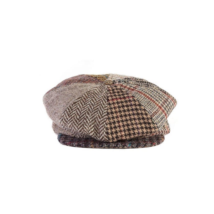 Checkered Baker Boy Hat