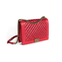 Chanel Large Quilted Calfskin Leather Boy Bag