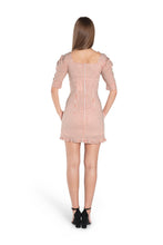 Selma Lace Up Mini Dress