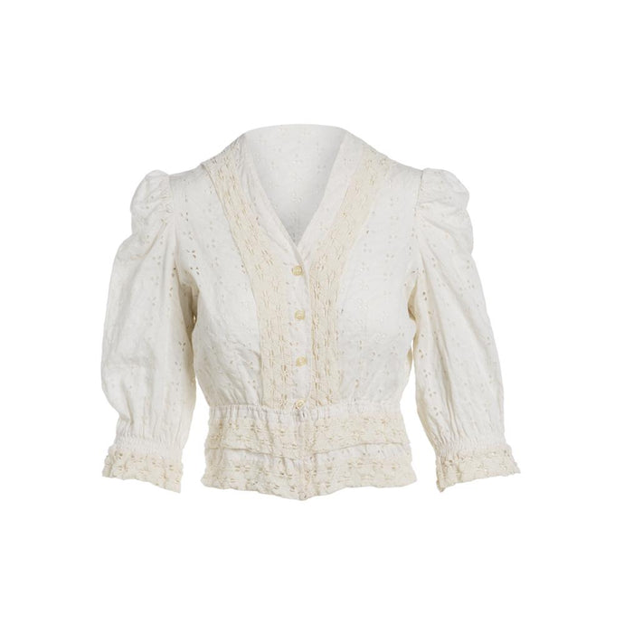 White Marie Antoinette Blouse