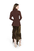 Brown Asymmetrical Skirt