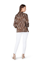 Patterned Button Down Top