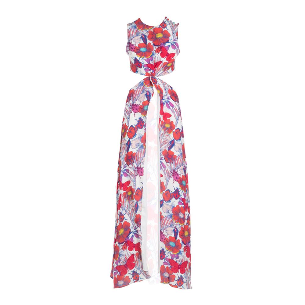 Dress With Crossed Waist