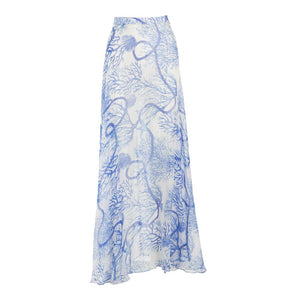 Chiffon Round Long Skirt