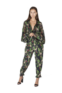Trousers With Strapping Ankle Detail