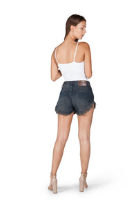 Fox Black Brandos Relaxed Fit Denim Short