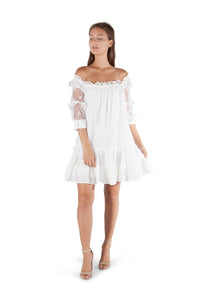 Hermosa Eyelet Swing Dress