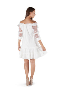 Hermosa Eyelet Swing Dress