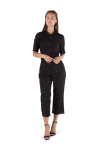 Spring Eyelet Jumpsuit