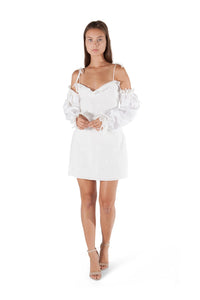 Vera Eyelet Mini Dress